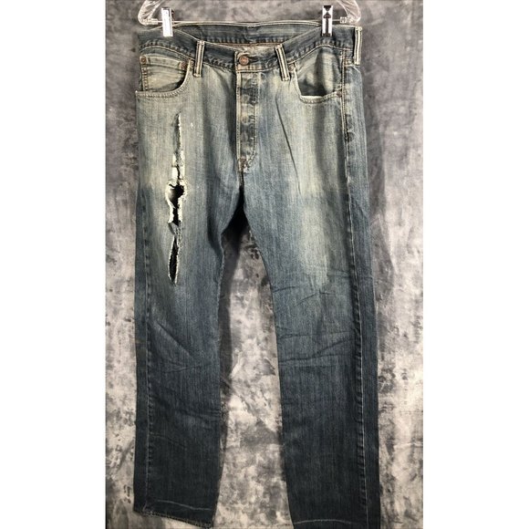Levi's Other - Levi’s 501 Jeans Men’s Size 34-34 Distressed Ripped Pants